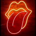 Lengua The Rolling Stones en Neon Flex
