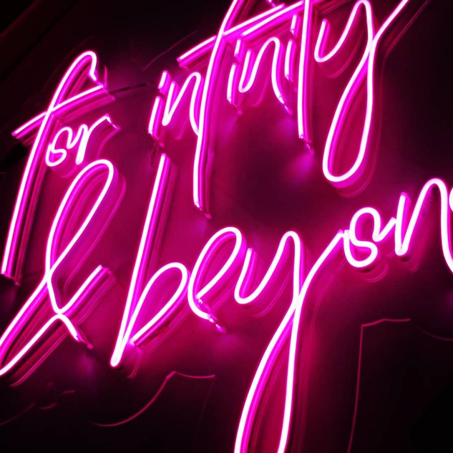 For Infinity & Beyond neon