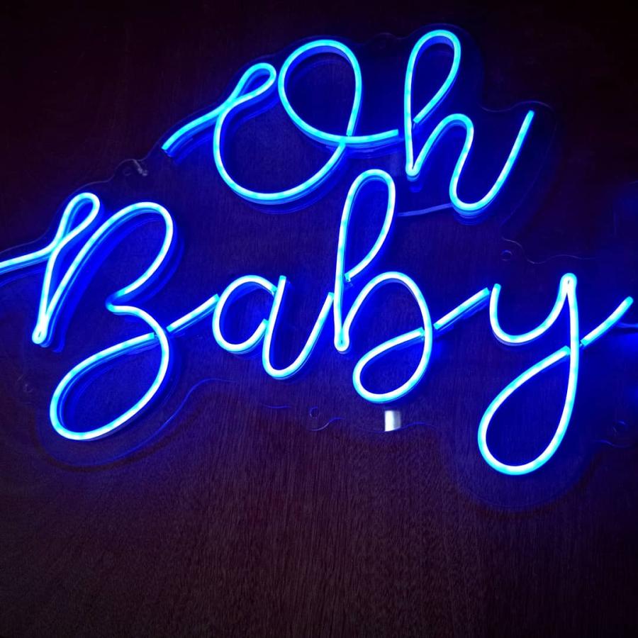 Oh Baby en Neón Flex Azul
