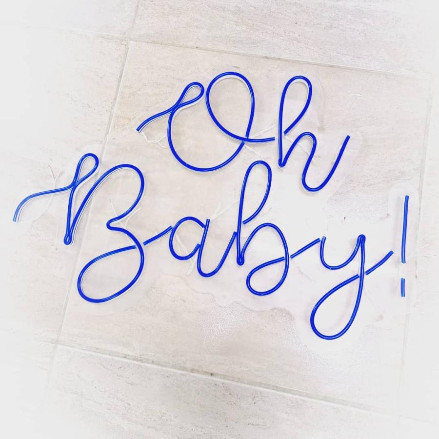 Oh Baby en Neón Flex Azul