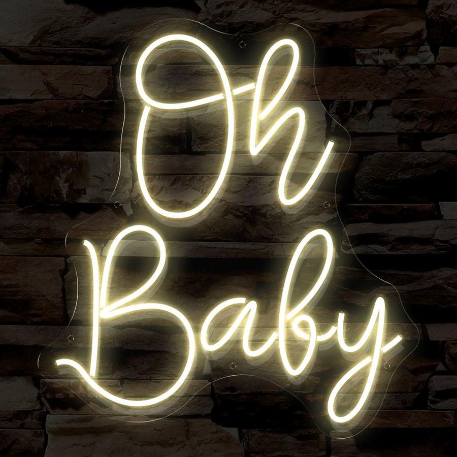 Oh Baby en Neón Flex Calido Modelo OB4